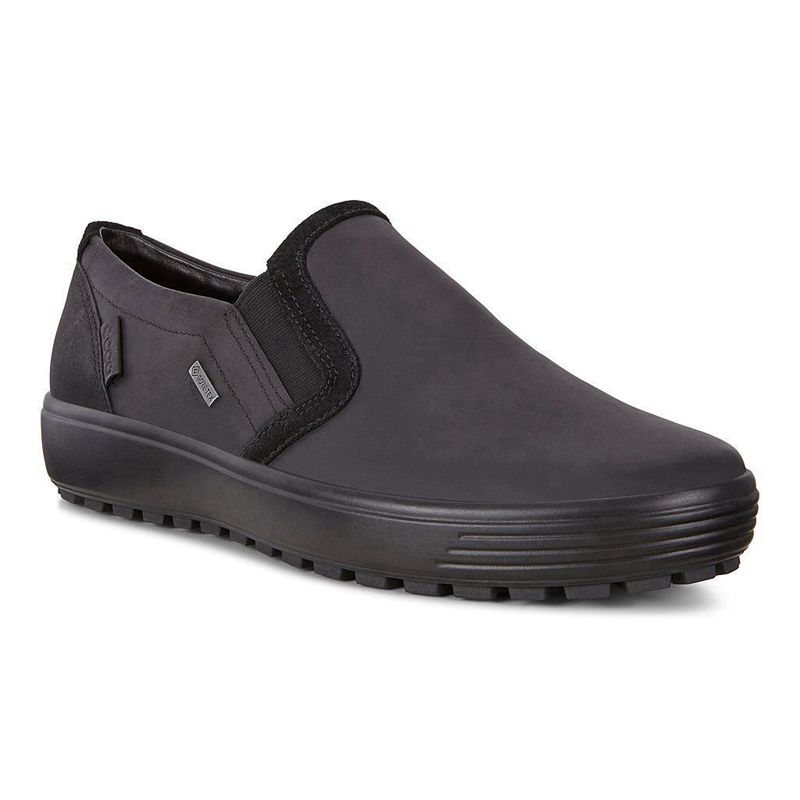 Men Ecco Soft 7 Tred M - Gore-Tex Black - India MDAECX214